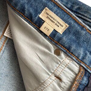 Madewell | Perfect Vintage Straight Jean - Size 27T
